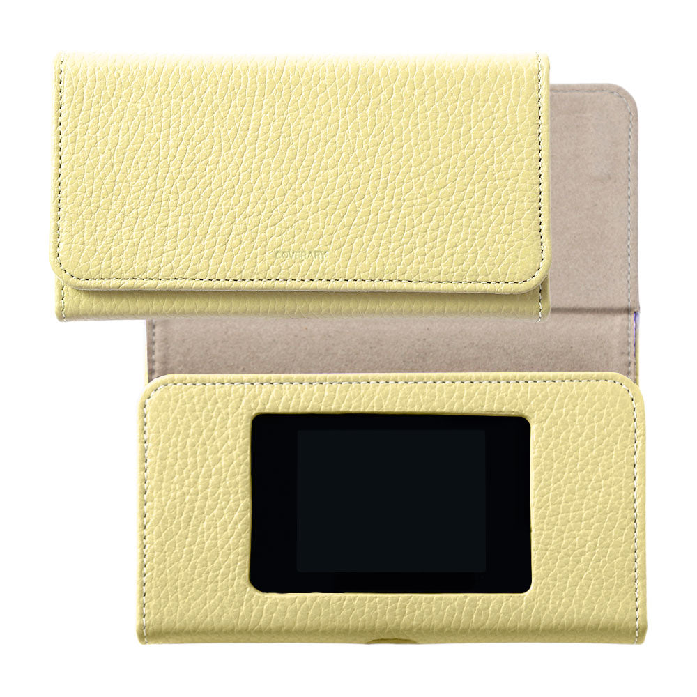 CHEETAH Wi-Fi MR1 Mobile Router Case Genuine Leather Italian Shrink Leather Notebook-style Case