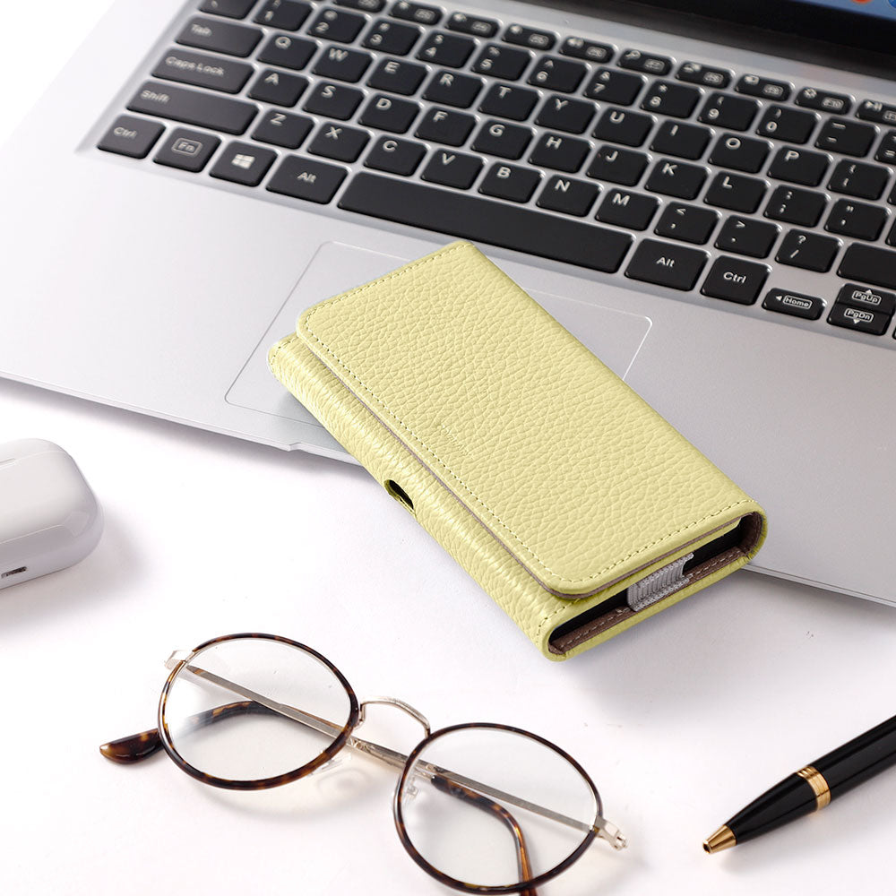 CHEETAH Wi-Fi MR1 Mobile Router Case Genuine Leather Italian Shrink Leather Notebook-style Case