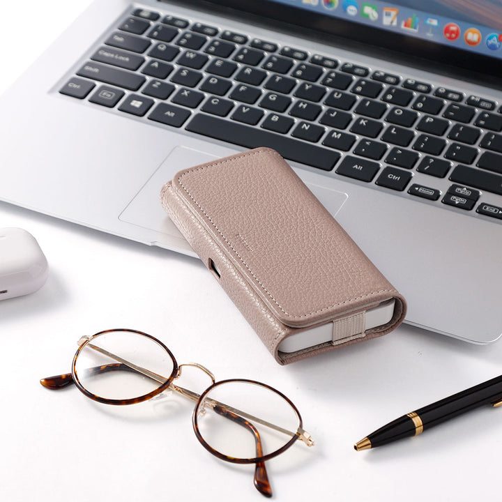 Speed Wi-Fi 5G X11/X12 Mobile Router Case Genuine Leather Italian Shrink Leather Notebook-style Case