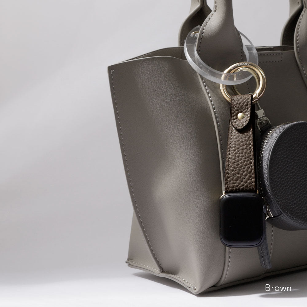 ヴィーガンレザー 吊り下げて使える キーリング付き アップルウォッチ バンド