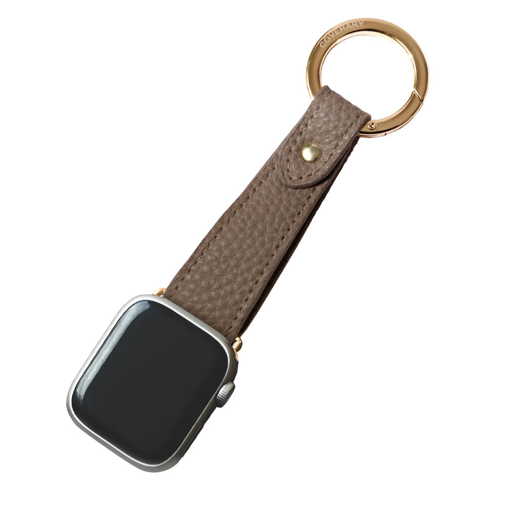 ヴィーガンレザー 吊り下げて使える キーリング付き アップルウォッチ バンド