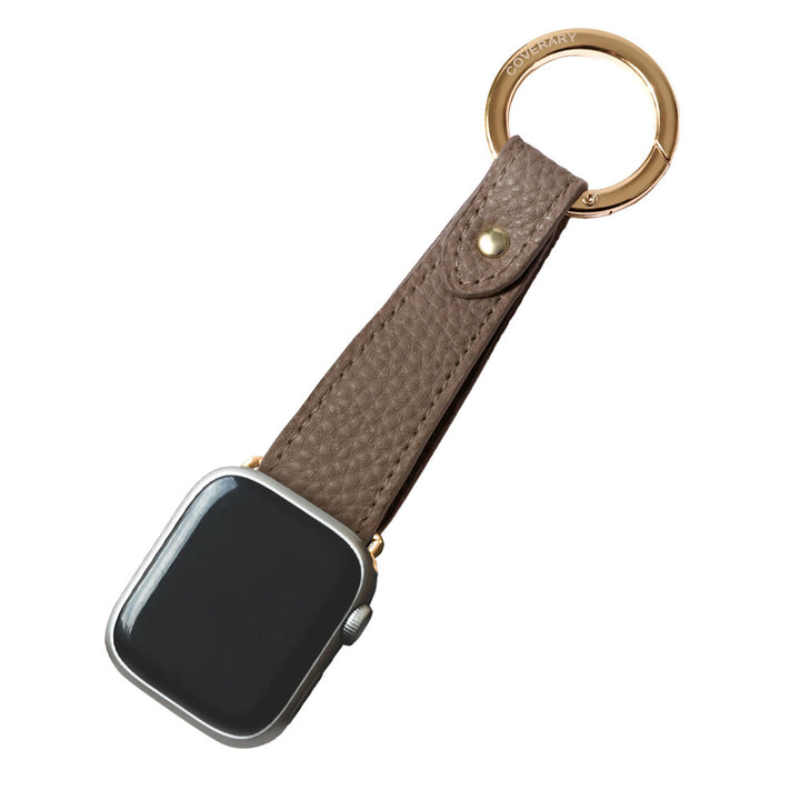 ヴィーガンレザー 吊り下げて使える キーリング付き アップルウォッチ バンド