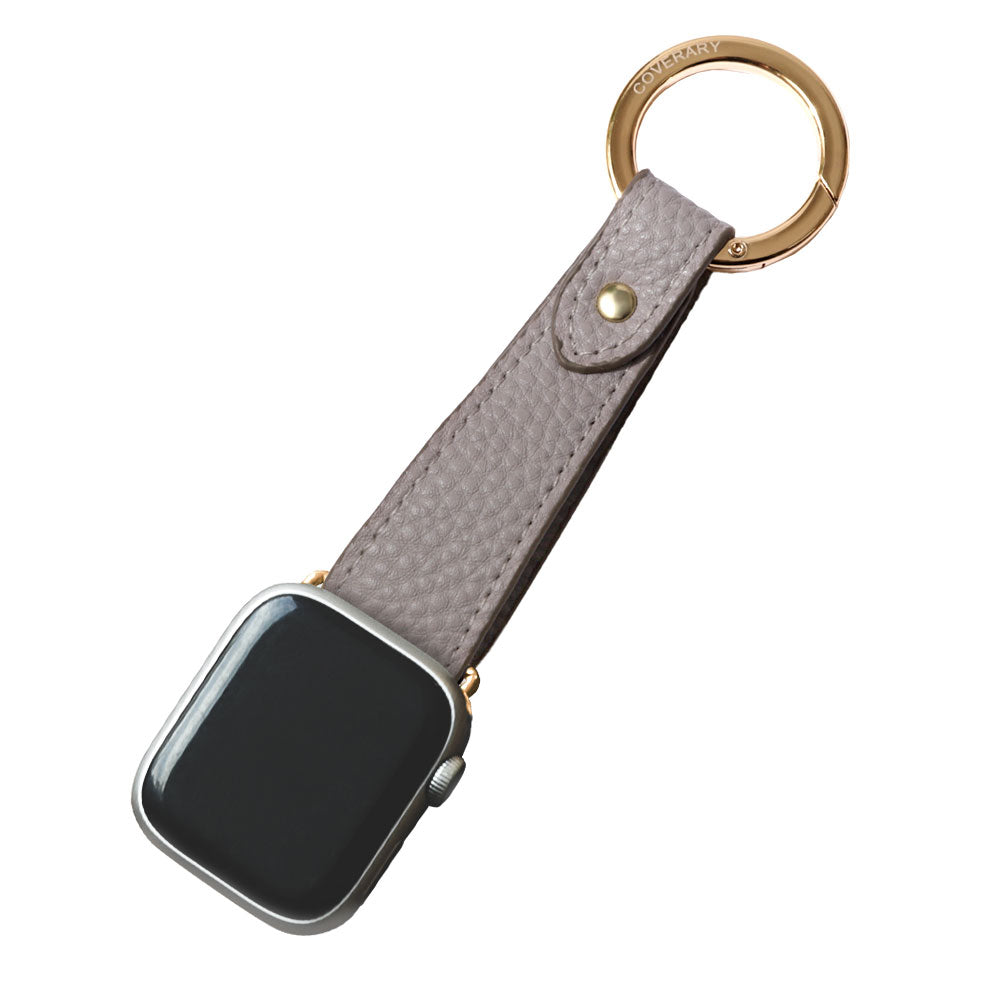 ヴィーガンレザー 吊り下げて使える キーリング付き アップルウォッチ バンド