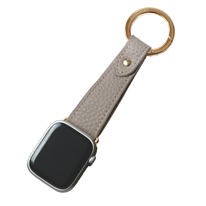 ヴィーガンレザー 吊り下げて使える キーリング付き アップルウォッチ バンド