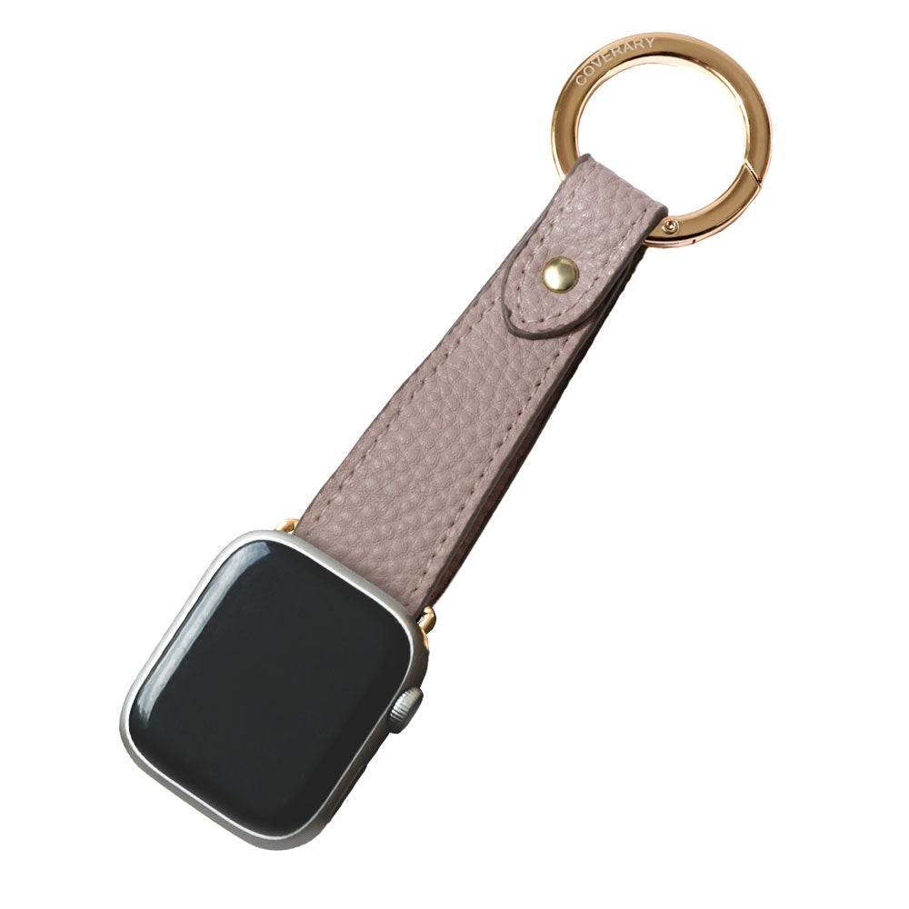 ヴィーガンレザー 吊り下げて使える キーリング付き アップルウォッチ バンド