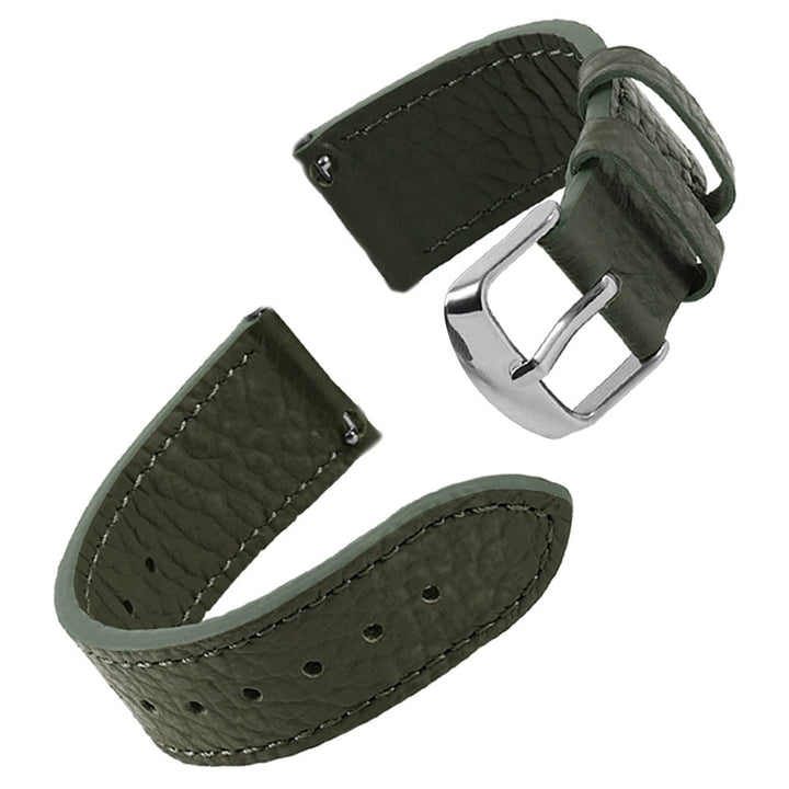 本革 イタリアンシュリンクレザー バイカラー スマートウォッチ 腕時計ベルト