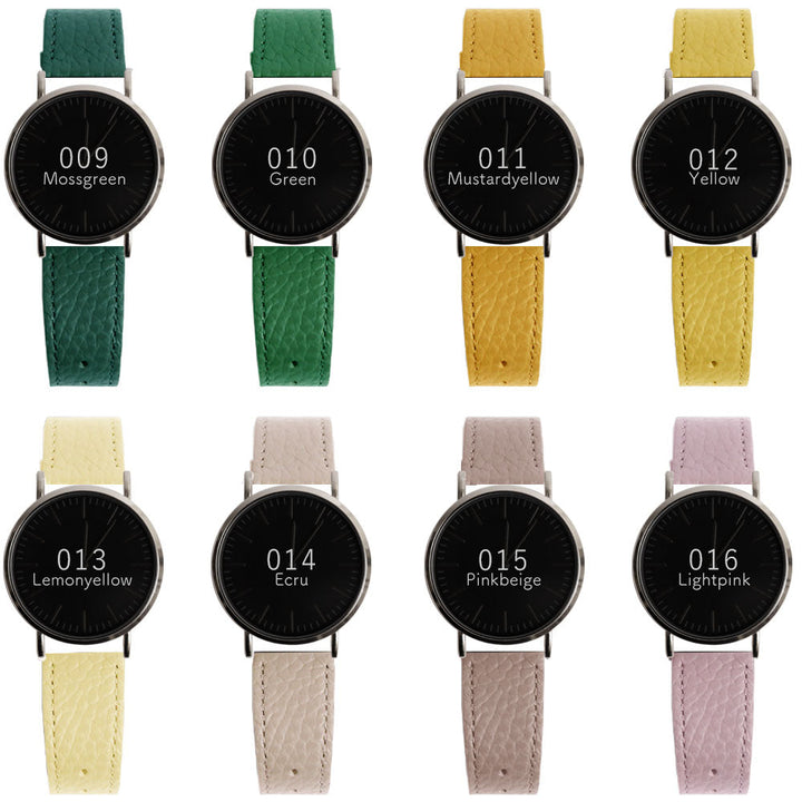 本革 イタリアンシュリンクレザー バイカラー スマートウォッチ 腕時計ベルト