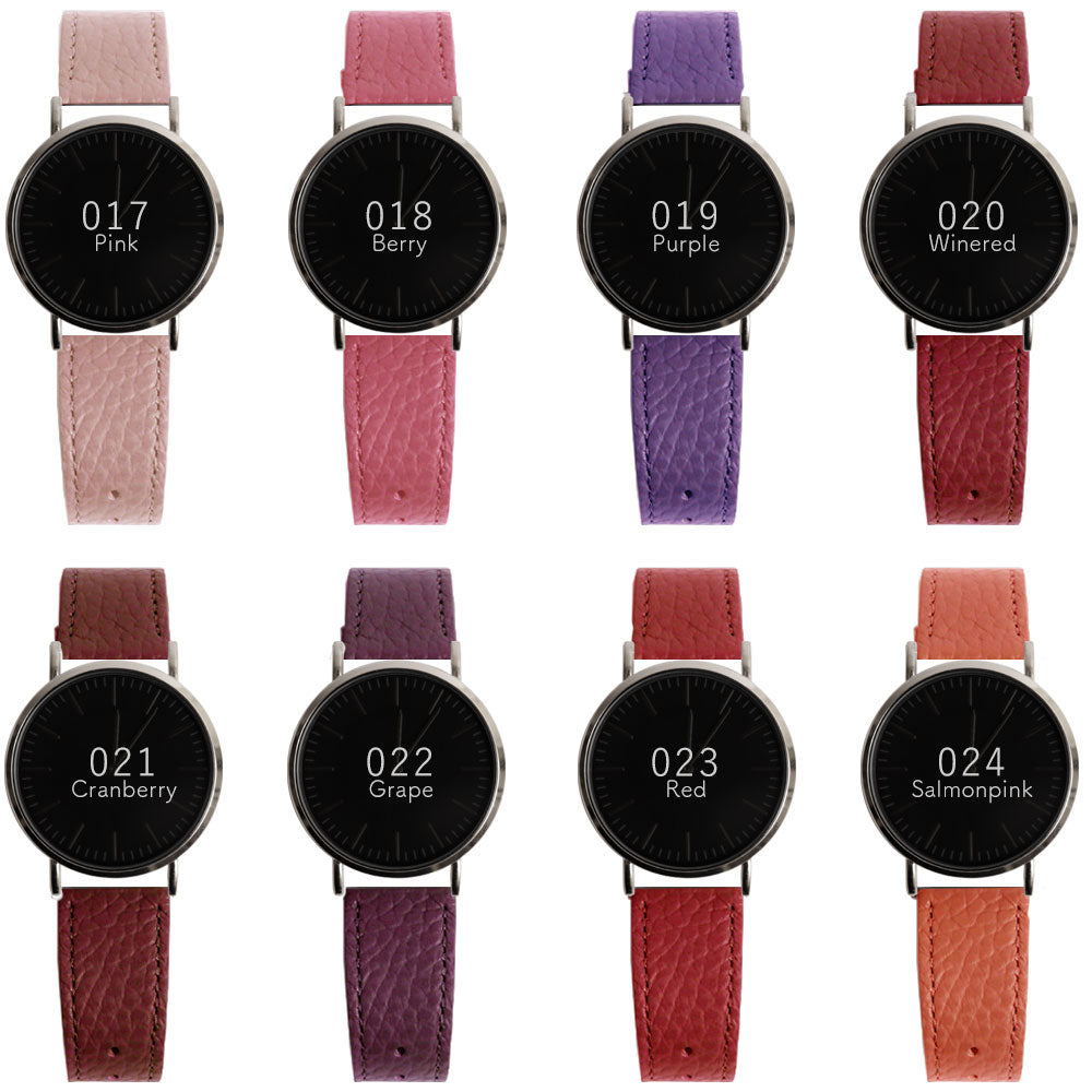 本革 イタリアンシュリンクレザー バイカラー スマートウォッチ 腕時計ベルト