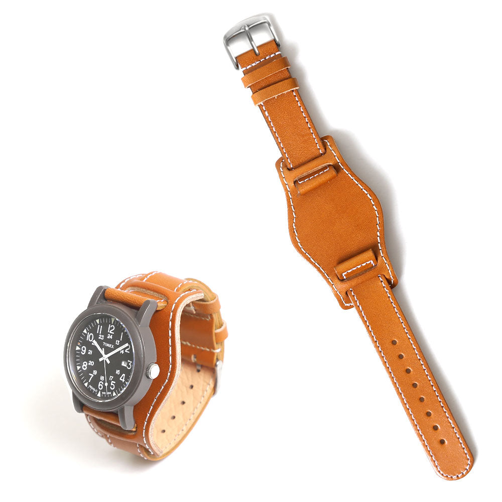 本革 栃木レザー  カフ付き スマートウォッチ 腕時計ベルト