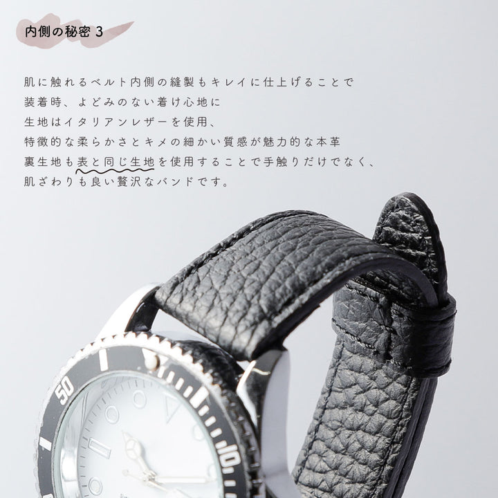 Genuine Leather Italian Shrink Leather Smartwatch Wristband