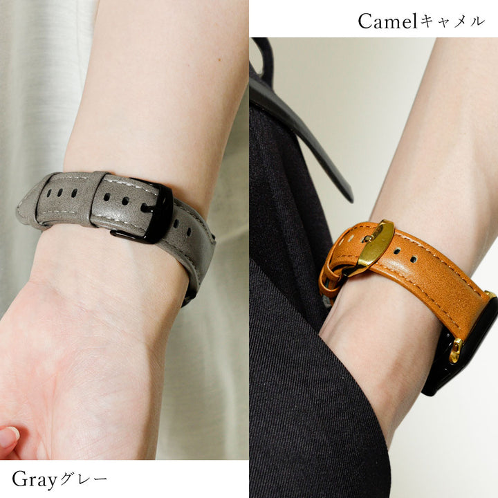 Bracelet de montre en cuir végan microfibre pour montre intelligente