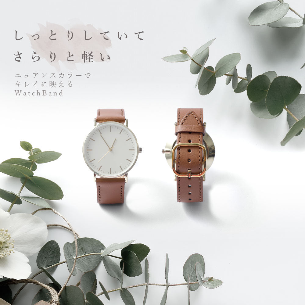 本革 オリジナルレザー ドマーニ スムース スマートウォッチ 腕時計ベルト