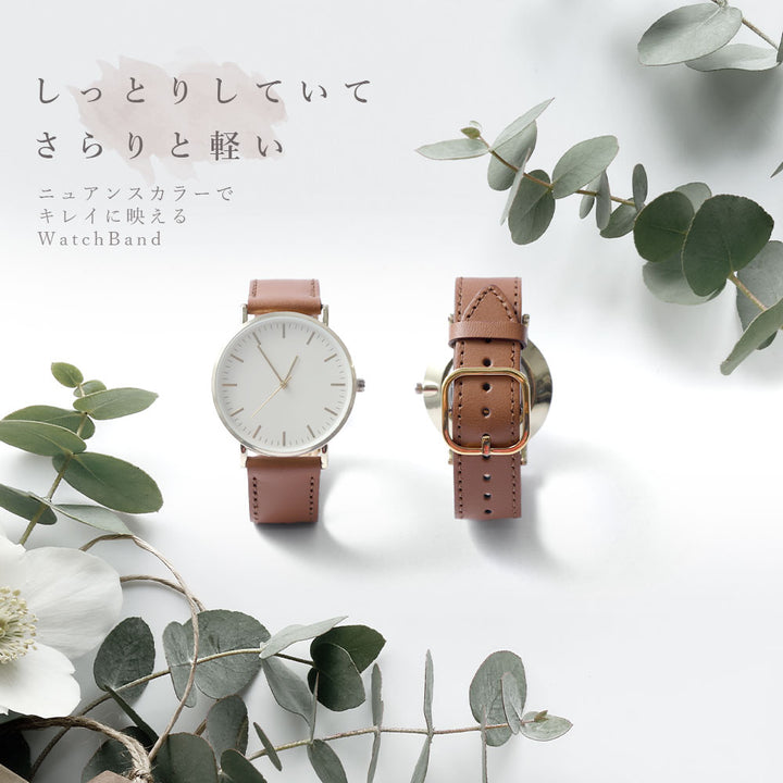 本革 オリジナルレザー ドマーニ スムース スマートウォッチ 腕時計ベルト