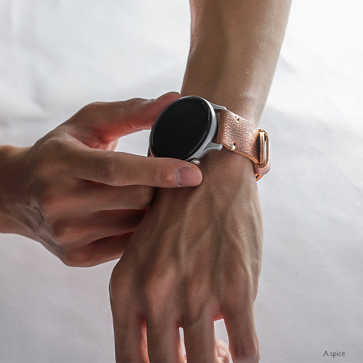 本革 クーズーレザー スマートウォッチ 腕時計ベルト