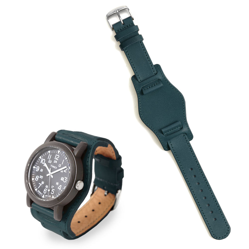 本革 栃木レザー  カフ付き スマートウォッチ 腕時計ベルト