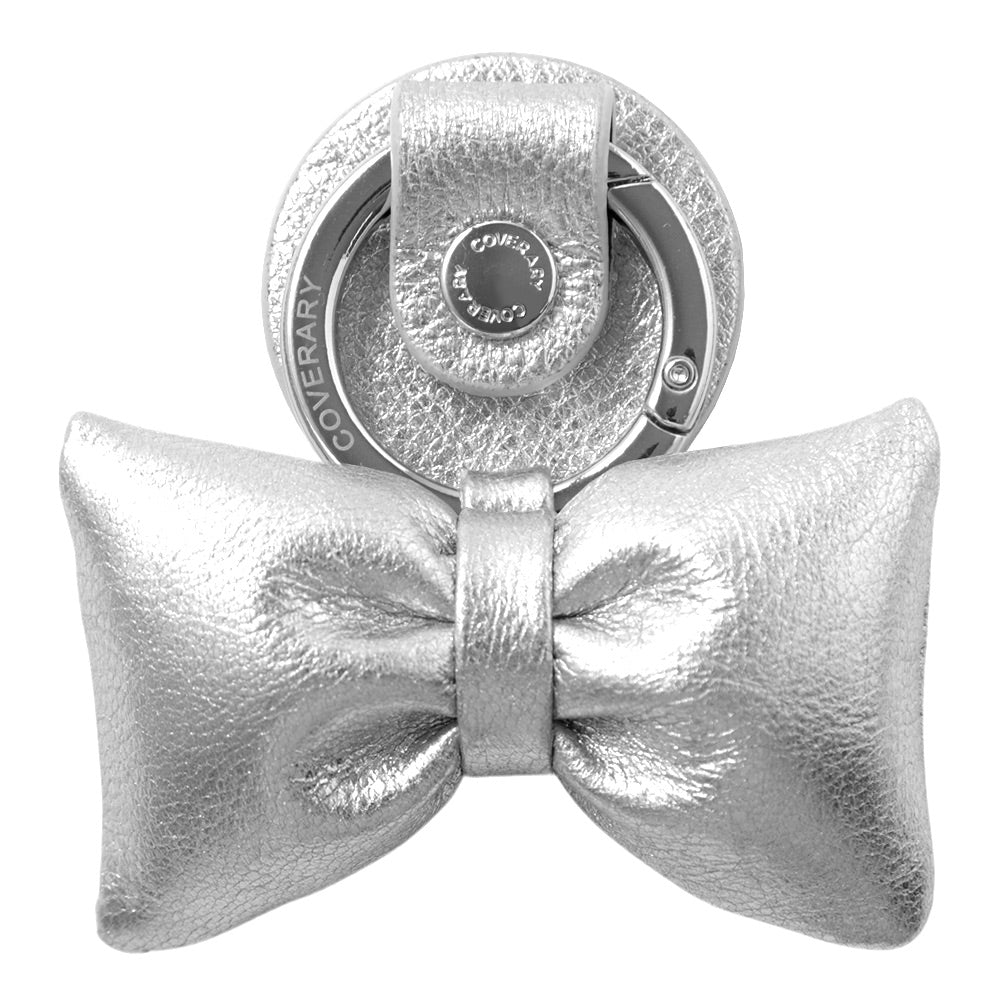 Genuine Leather Foil Leather Padded Ribbon Smartphone Ring