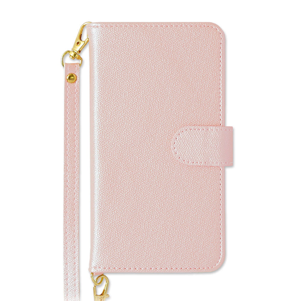 Mobile Wi-Fi Mobile Router Case Vegan Leather Pearl Color With Strap Notebook Type Case