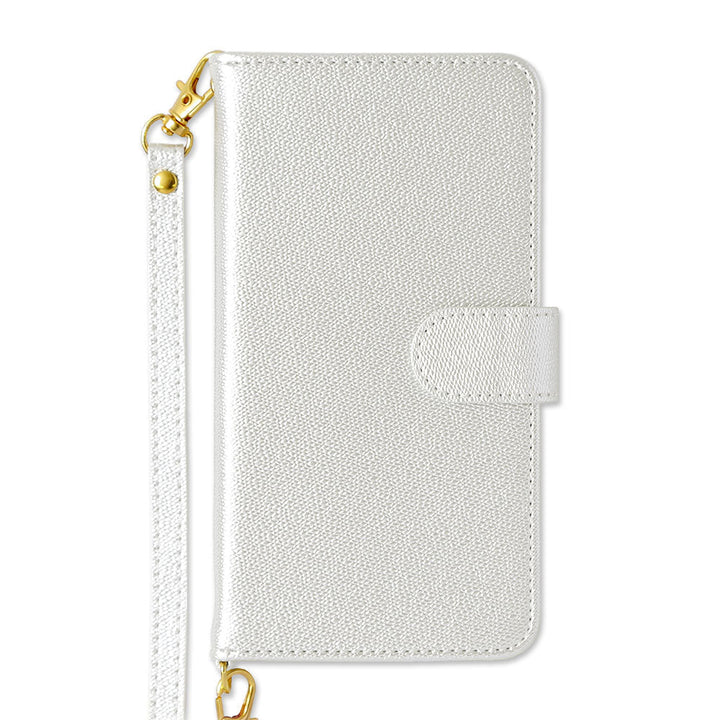Mobile Wi-Fi Mobile Router Case Vegan Leather Pearl Color With Strap Notebook Type Case