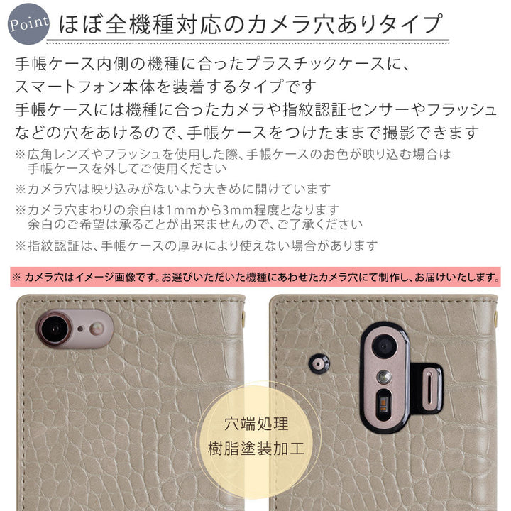 Mobile Wi-Fi Mobile Router Case Vegan Leather Crocodile Pattern Pastel Notebook-style Case