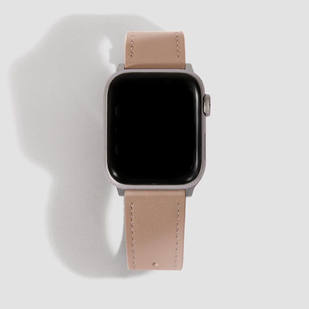 Apple Watch ホワイト ベージュバンド 硬 本体