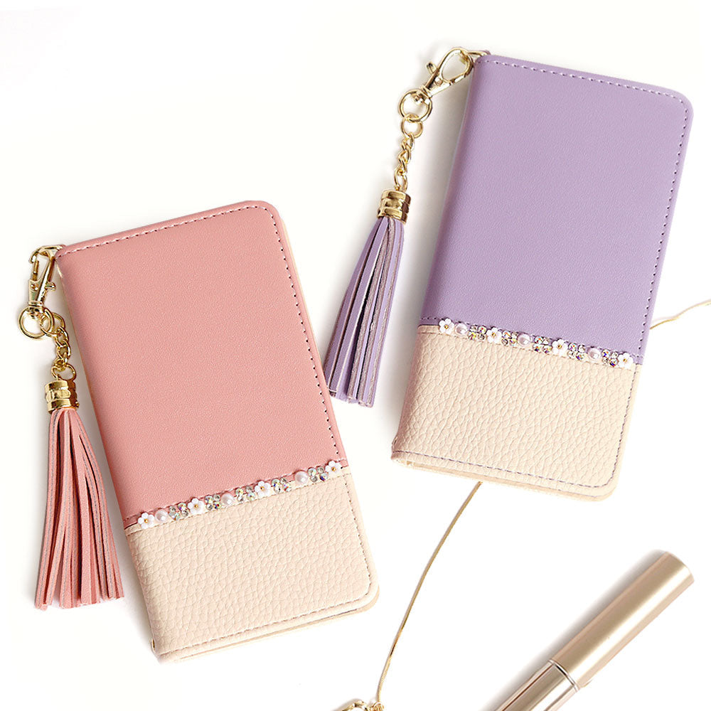 Mobile Wi-Fi Mobile Router Case Vegan Leather with Tassel Flower Line Notebook-style Case