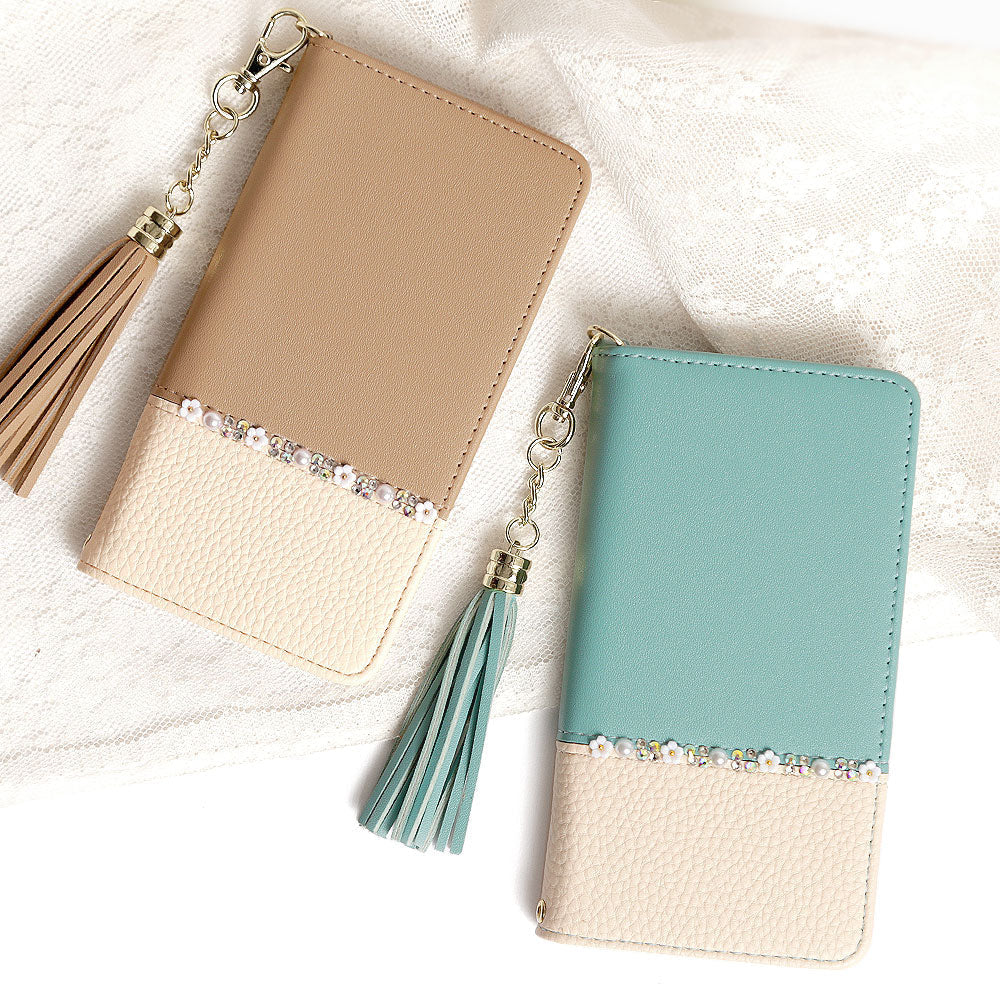 Mobile Wi-Fi Mobile Router Case Vegan Leather with Tassel Flower Line Notebook-style Case