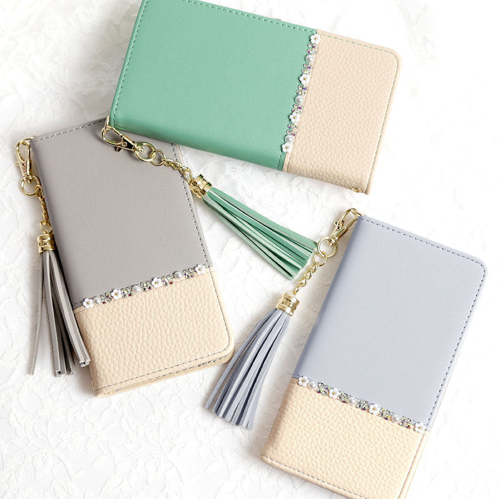 Mobile Wi-Fi Mobile Router Case Vegan Leather with Tassel Flower Line Notebook-style Case