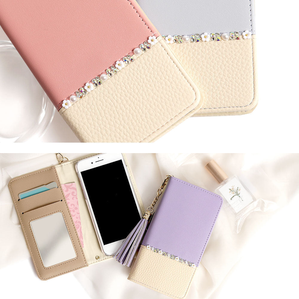 Mobile Wi-Fi Mobile Router Case Vegan Leather with Tassel Flower Line Notebook-style Case