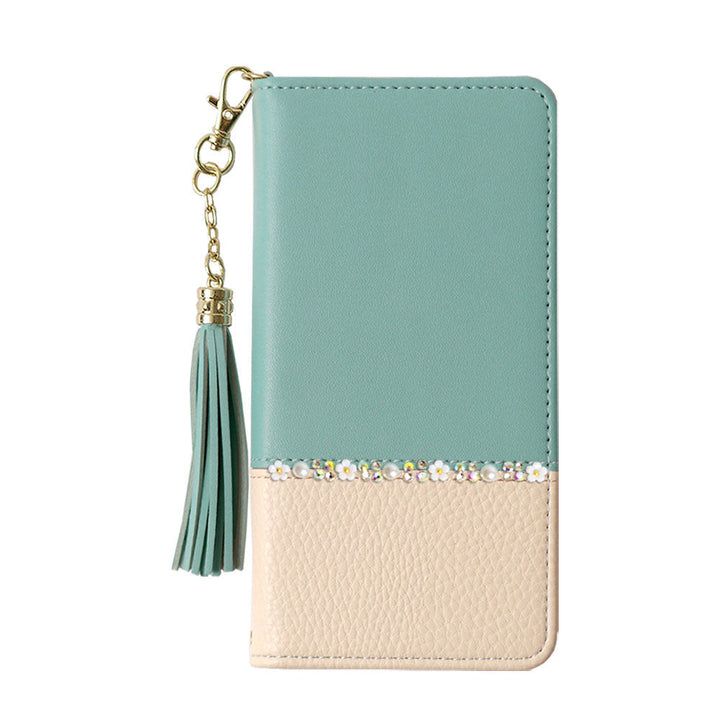 Mobile Wi-Fi Mobile Router Case Vegan Leather with Tassel Flower Line Notebook-style Case