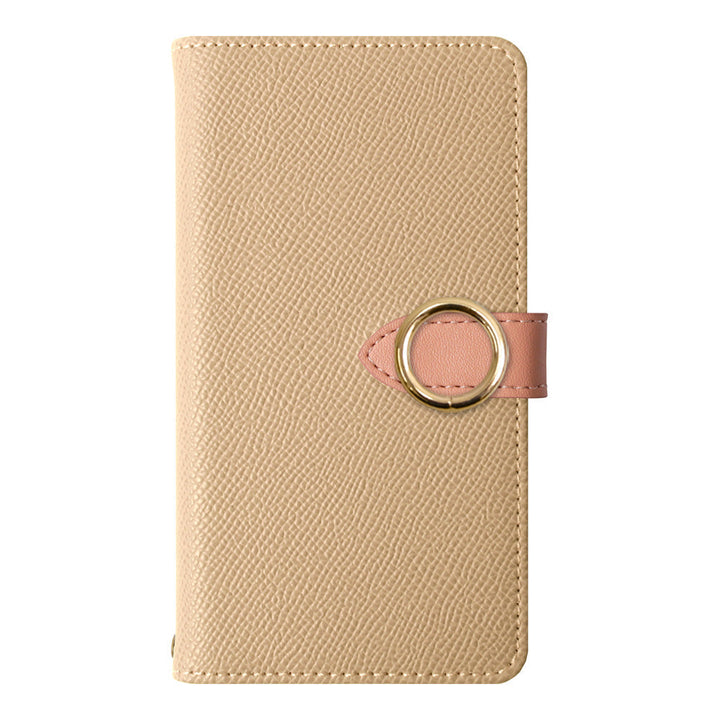 Mobile Wi-Fi Mobile Router Case Vegan Leather Belt Bicolor Gold Ring Stand Function Notebook-style Case (with Belt)