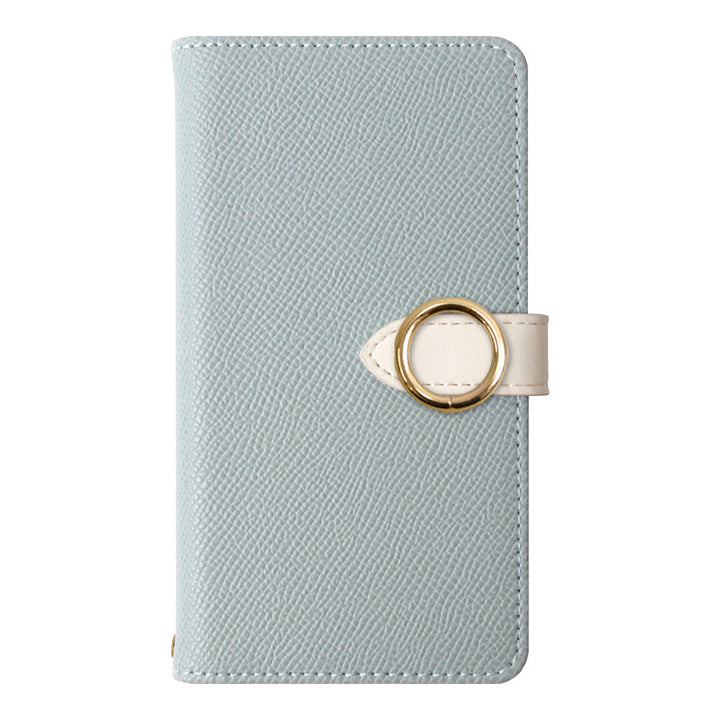 Vegan leather belt bicolor gold ring stand function wallet case (with belt) iPhone series