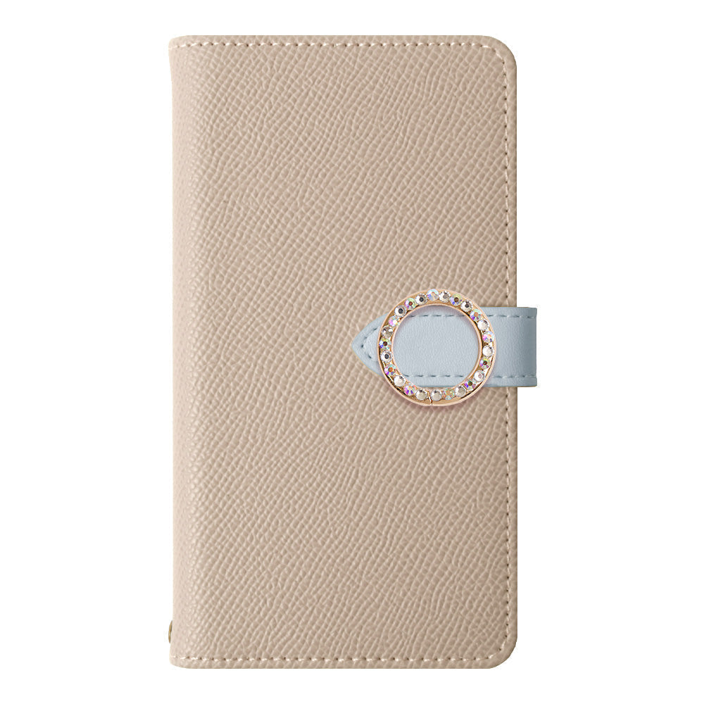 Mobile Wi-Fi Mobile Router Case Vegan Leather Belt Bicolor Round Stone Stand Function Notebook Type Case (With Belt)