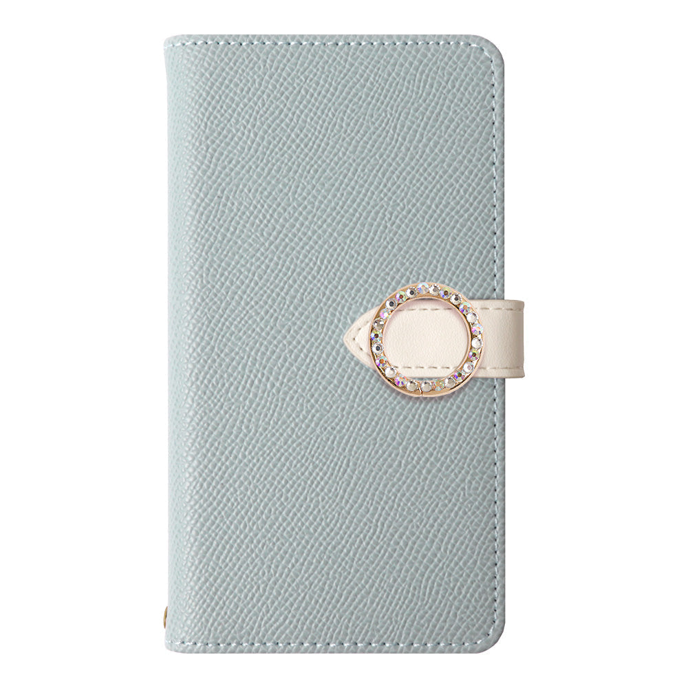 Mobile Wi-Fi Mobile Router Case Vegan Leather Belt Bicolor Round Stone Stand Function Notebook Type Case (With Belt)