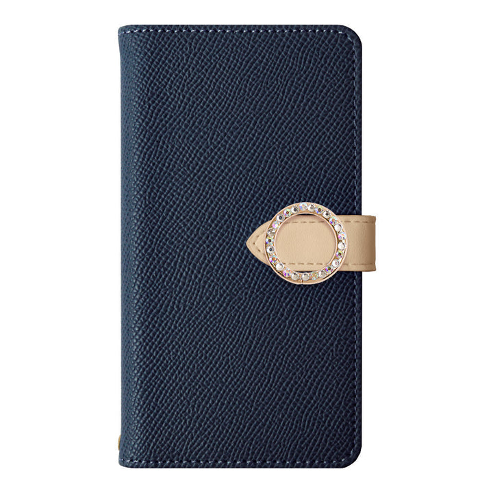 Mobile Wi-Fi Mobile Router Case Vegan Leather Belt Bicolor Round Stone Stand Function Notebook Type Case (With Belt)