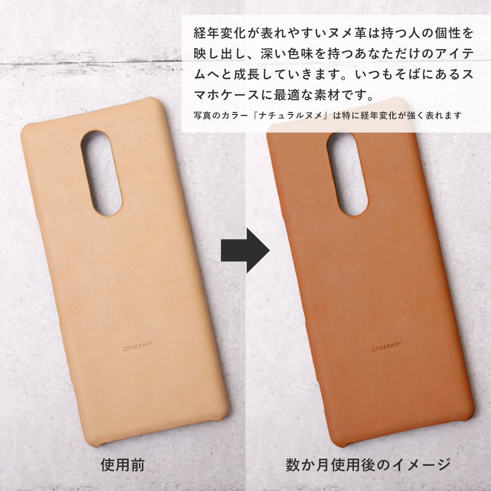 Genuine Leather Tochigi Leather with Selectable Snap Card Case Back Case Galaxy Series