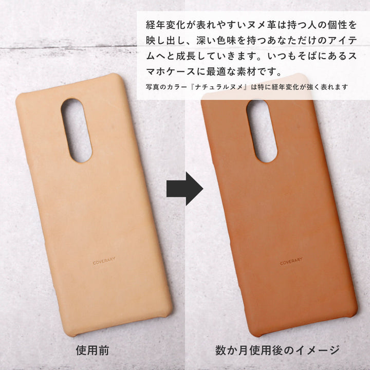 Genuine Leather Tochigi Leather with Selectable Snap Card Case Back Case Galaxy Series