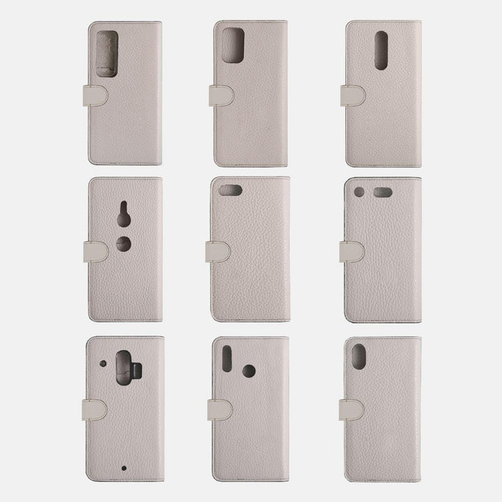 本革 32色 イタリアンシュリンクレザー 手帳型ケース（ベルトあり） Galaxyシリーズ