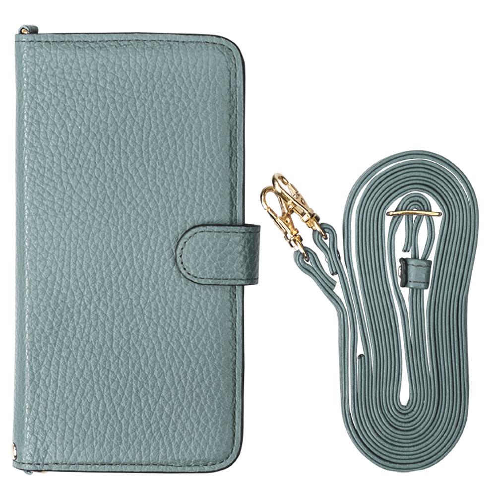 本革 32色 イタリアンシュリンクレザー ショルダーストラップ付 手帳型ケース（ベルトあり） Xperiaシリーズ