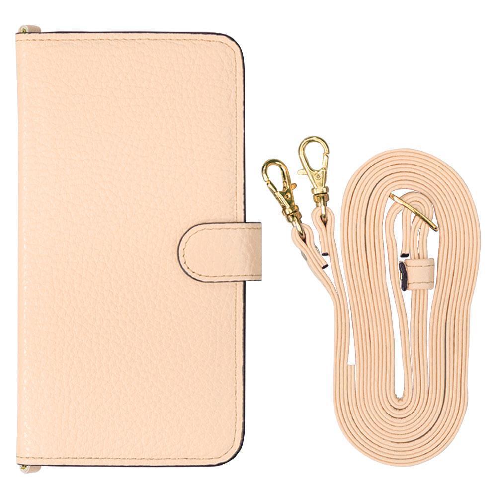 本革 32色 イタリアンシュリンクレザー ショルダーストラップ付 手帳型ケース（ベルトあり） Xperiaシリーズ