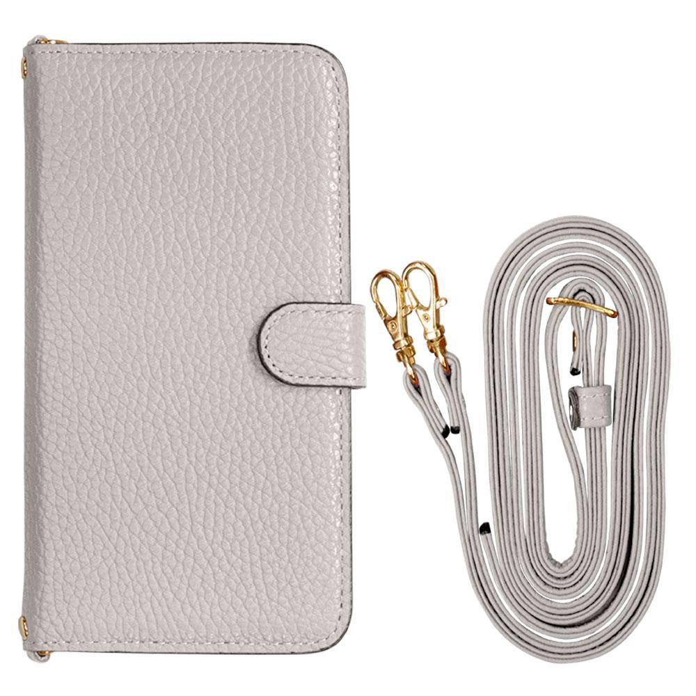 本革 32色 イタリアンシュリンクレザー ショルダーストラップ付 手帳型ケース（ベルトあり） Xperiaシリーズ