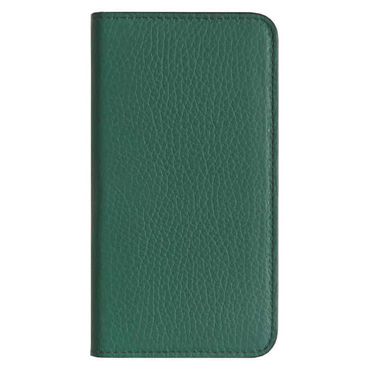 Étui portefeuille en cuir italien grainé 32 couleurs série Rakuten