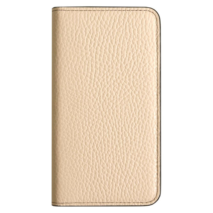 Étui portefeuille en cuir italien grainé 32 couleurs série Rakuten