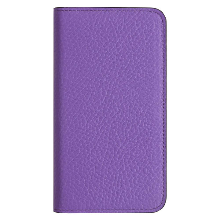 Étui portefeuille en cuir italien grainé 32 couleurs série Rakuten