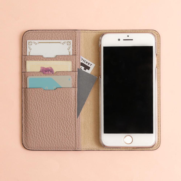 本革 32色 イタリアンシュリンクレザー 手帳型ケース HUAWEIシリーズ