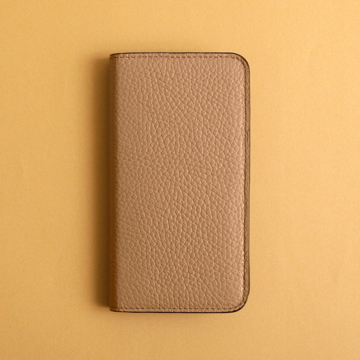 【POPUP Limited Sale】Genuine Leather 32 Colors Italian Shrink Leather Genuine Leather Stone Frame Deco Wallet Case