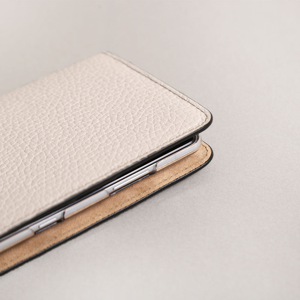 【POPUP Limited Sale】Genuine Leather 32 Colors Italian Shrink Leather Genuine Leather Stone Frame Deco Wallet Case