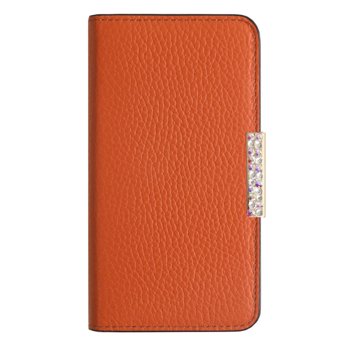 【POPUP Limited Sale】Genuine Leather 32 Colors Italian Shrink Leather Genuine Leather Stone Frame Deco Wallet Case