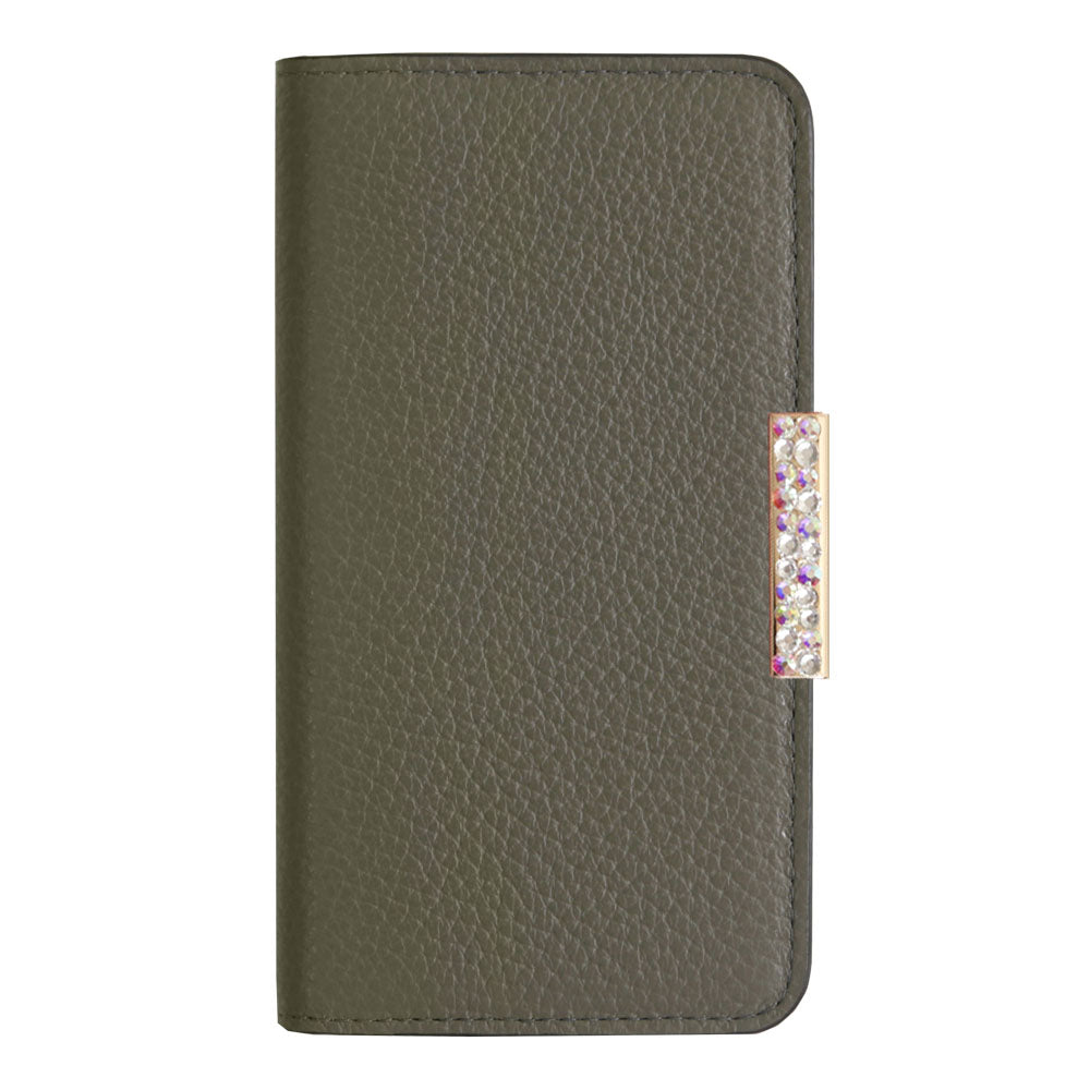 【POPUP Limited Sale】Genuine Leather 32 Colors Italian Shrink Leather Genuine Leather Stone Frame Deco Wallet Case