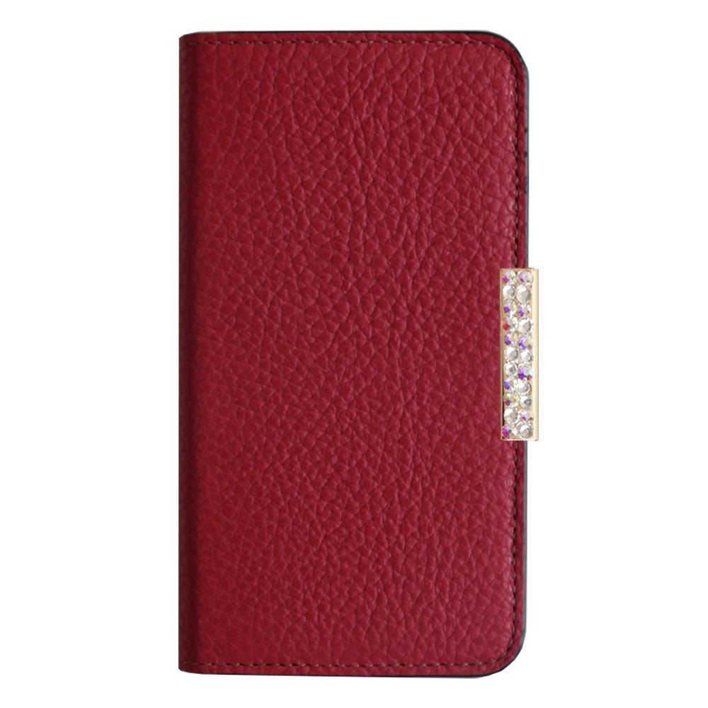【POPUP Limited Sale】Genuine Leather 32 Colors Italian Shrink Leather Genuine Leather Stone Frame Deco Wallet Case