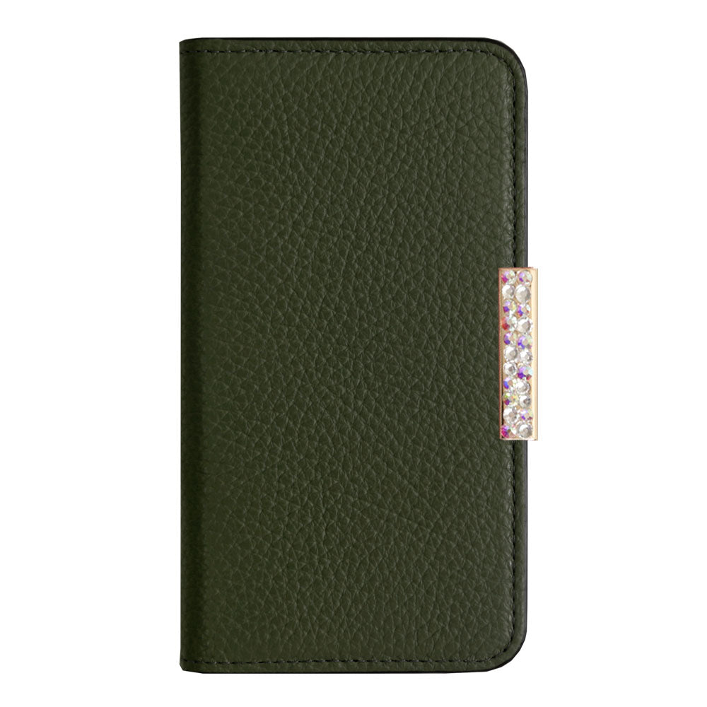 【POPUP Limited Sale】Genuine Leather 32 Colors Italian Shrink Leather Genuine Leather Stone Frame Deco Wallet Case